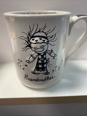 Children of inner light Grandmother Mug - Black & White